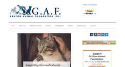 Desktop Screenshot of grotonanimalfoundation.org